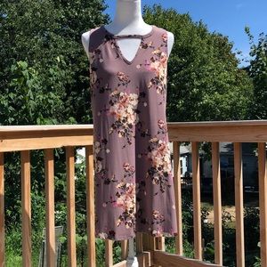 Socialite purple floral dress